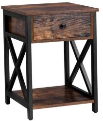 LEOBERT Asztal, szekrény fiókkal, rusztikus stílusban | model_2026_1 (model_2026_1)