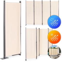 MultiGarden Összecsukható 4-paneles kerti és beltéri térelválasztó, 167×216 cm, bézs (AW-022/4TLG BEIGE)