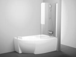 RAVAK Rosa CVSK1 140/150 jobb kádparaván fehér+transparent