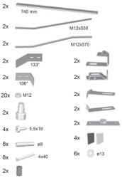 RAVAK LoveStory II panelkit akrilkádhoz