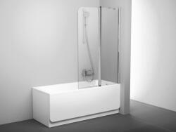 RAVAK CVS2-100 jobb kádparaván krómhatású+transparent