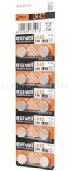 Maxell Elem LR43L gombelem 10db/cs alkáli (LR43L-10BP-MAX) (LR43L-10BP-MAX)