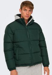 Only & Sons Only & Sons, Bélelt télikabát, Sötétzöld, XL (22025205-DARKEST-SPRUCE-XL)