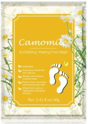 NOVA KISS Kamillás hámlasztó zokni lábra, mélyreható helyreállításra és puha sarokra