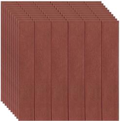 NEXTLY 40 x 3D NEXTLY öntapadós tapéta szett, fa/parkettás dizájn, falra vagy mennyezetre, vízálló, állítható, erős ragasztó, könnyen felszerelhető, fedőfelület 19, 6 nm, 70x70 cm, kód 84 (s40tpt84mare)