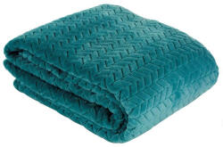Eurofirany Cindy plüss takaró Sötét türkiz 220x200 cm (HS335308)