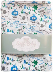 Soffi Baby Baby takaró pamut dupla baby jungle 75x100cm