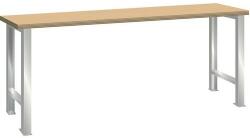 Lista Műhely munkapad LISTA, 1500x750x890 mm, teherbírás 600 kg, világosszürke