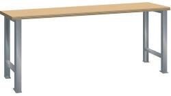 Lista Műhely munkapad LISTA, 1500x700x890 mm, szürke/ezüst