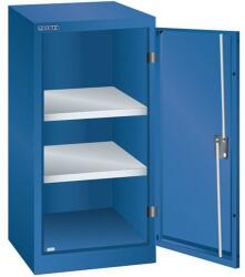 Lista Műhelyszekrény LISTA, 500x400x1000 mm, 2 polc, sötétkék