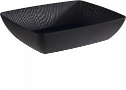 APS Nero GN tálka, fekete, magasság: 75 mm, hossz: 325 mm, szélesség: 265 mm