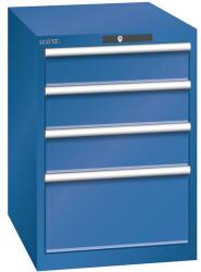 Lista Műhelyfiókos szekrény LISTA, 564x725x850 mm, 4 fiók, sötétkék