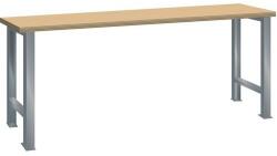 Lista Műhely munkapad LISTA, 1500x700x840 mm, szürke/ezüst