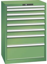 Lista Műhelyfiókos szekrény LISTA, 717x572x1000 mm, 8 fiók, zöld