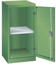 Lista Műhelyszekrény LISTA, 500x400x1000 mm, 1 polc, zöld