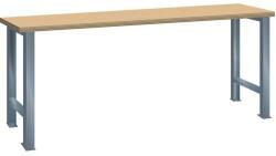 Lista Műhely munkapad LISTA, 1500x700x890 mm, sötétszürke
