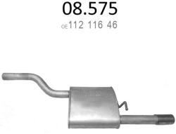 Edex 08-575 hátsó kipufogó dob - FORD Focus Mk1 (K08-575ALU-ED)