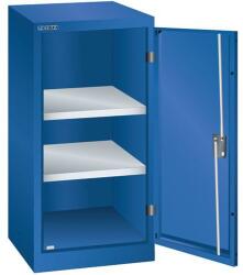 Lista Műhelyszekrény LISTA, 500x400x1000 mm, 2 polc, rikítókék