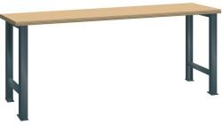 Lista Műhely munkapad LISTA, 1500x700x890 mm, fekete