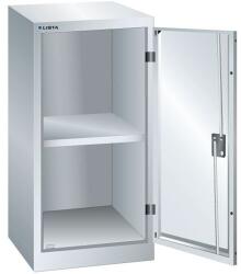 Lista Műhelyszekrény LISTA, 500x400x1000 mm, 1 polc, szürke