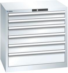 Lista Műhelyfiókos szekrény LISTA, 717x572x700 mm, 6 fiók, fehér