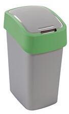 Keter Pacific műanyag szemetes, 9 l űrtartalom, szürke/zöld