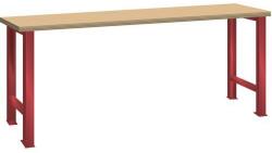 Lista Műhely munkapad LISTA, 1500x700x890 mm, piros