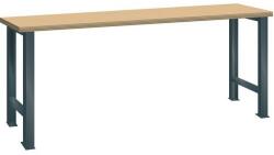Lista Műhely munkapad LISTA, 1500x750x840 mm, teherbírás 600 kg, fekete