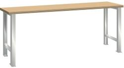 Lista Műhely munkapad LISTA, 1500x750x840 mm, teherbírás 600 kg, világosszürke