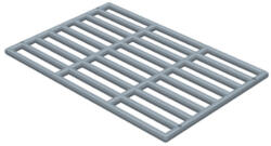 LEGO® Alkatrészek (Pick a Brick) Gyöngyház szürke 9x13 Rács 4275905 (4275905)