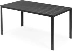 ModernHOME Polywood Kerti asztal kerti bútorokkal, 6 személyes, szürke SAK-156 GRAY