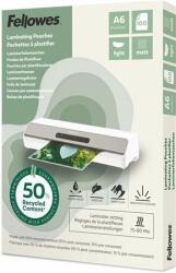 Fellowes Folie de laminare termică, 80 microni, A6, mată, 100 bucăți, FELLOWES "Light (100143438)