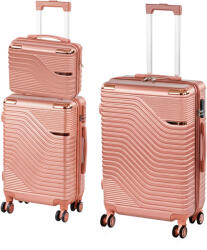 Leziter TraveLux Urban XVIII gurulós bőrönd szett rosegold (LTRUBS-XVIII-RG) - geminiduo