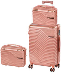 Leziter TraveLux Urban XIII gurulós bőrönd szett rosegold (LTRUBS-XIII-RG) - geminiduo