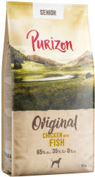 Purizon 2x12kg Purizon Senior csirke & hal - gabonamentes száraz kutyatáp