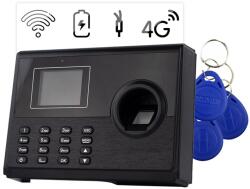  TimeLok-400NWEPBI4G munkaidő- és jelenlétrögzítő + 10 kódolt kulcstartó 13, 56 mHz HD-RKF22