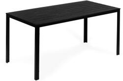 ModernHOME Catering kerti asztal 156 x 78 cm fekete