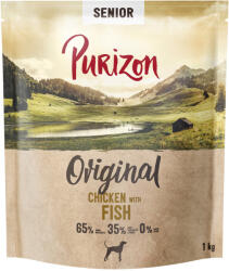 Purizon 4x1kg Purizon Senior csirke & hal - gabonamentes száraz kutyatáp