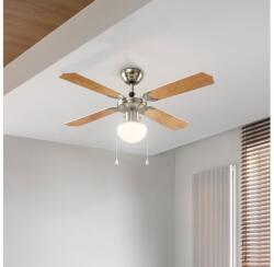 EGLO 56035 - LED mennyezeti ventilátor 1x E27, 4, 9 W, 230 V, Ø 106, 6 cm 56035 (EG56035)