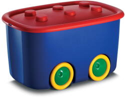 KIS Синя пластмасова детска кутия за съхранение 58x39x32 cm Funny Box - KIS (237487)