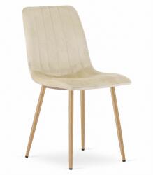  Krémszínű étkezőszék LAVA bársony