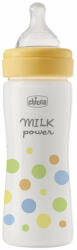 Chicco Perfect Easy cumisüveg 250 ml, közepes szilikon áramlás, fiúknak, 2 hónapos kortól