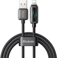 Mcdodo CA-5250 USB-A-Lightning kábel, LED-kijelző, 1, 2 m