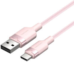  USB 2.0 A-USB-C 3A kábel Vention CTNPF 1 m (rózsaszín)
