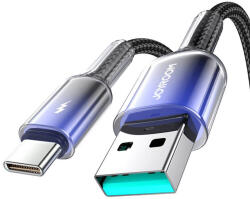 JOYROOM USB-A-USB-C kábel S-A42 3A 1, 2 m fekete