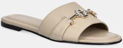 BOSS bőr papucs Emberlyn - bézs Női 37