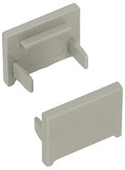 ANRO LED Profile ALP-041 Ezüst - Végzáró elem alumínium LED profilhoz, műanyag, szürke (LP406-END)