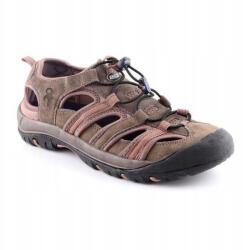  Munkavédelmi Szandál Férfi Bőr Légáteresztő Nyári Barna Méret 46 (2230-002-600-46)