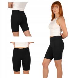 Captain Mike Női kerékpáros leggings magas derekú csíkos fekete Captain Mike L/XL (310005143)