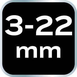 NEO TOOLS Vágófej réz- és alumíniumcsövekhez 3-22 mm (02-429)